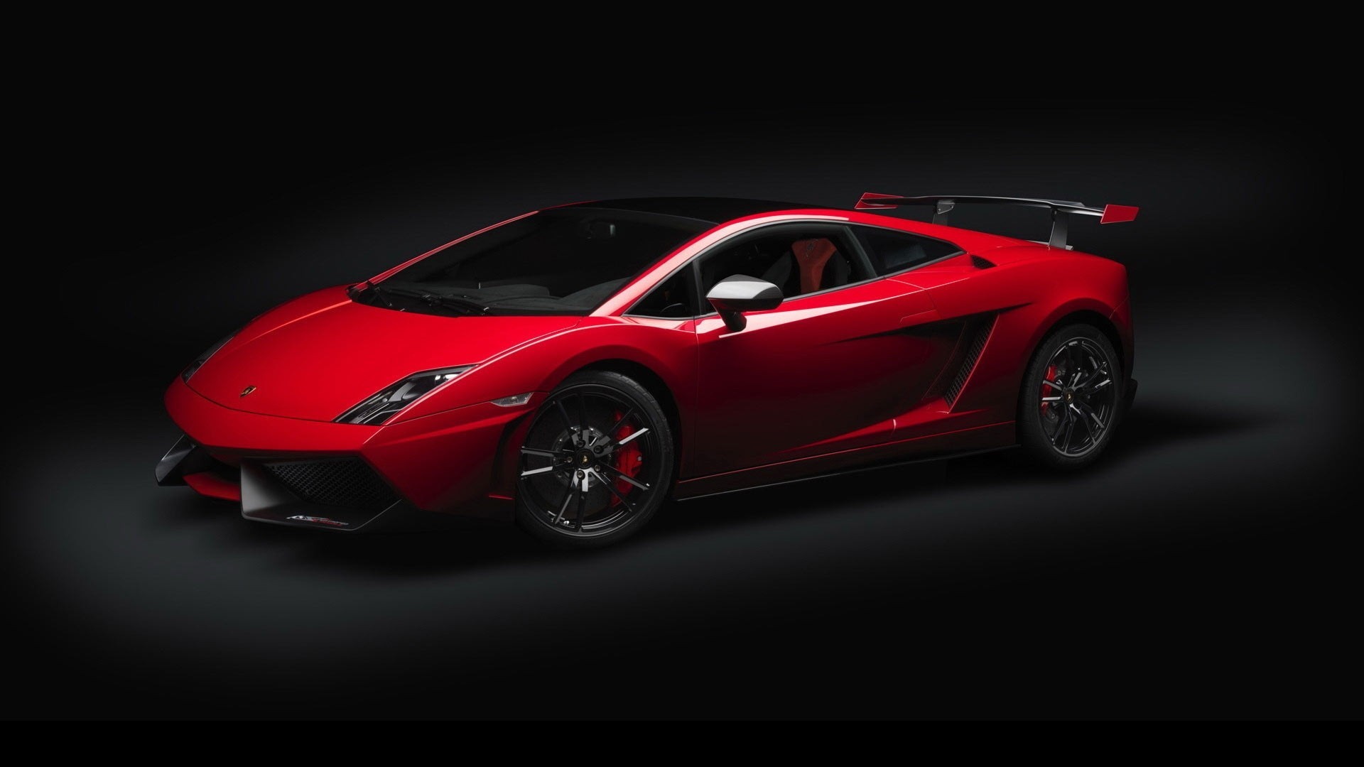 спорткар lamborghini красный