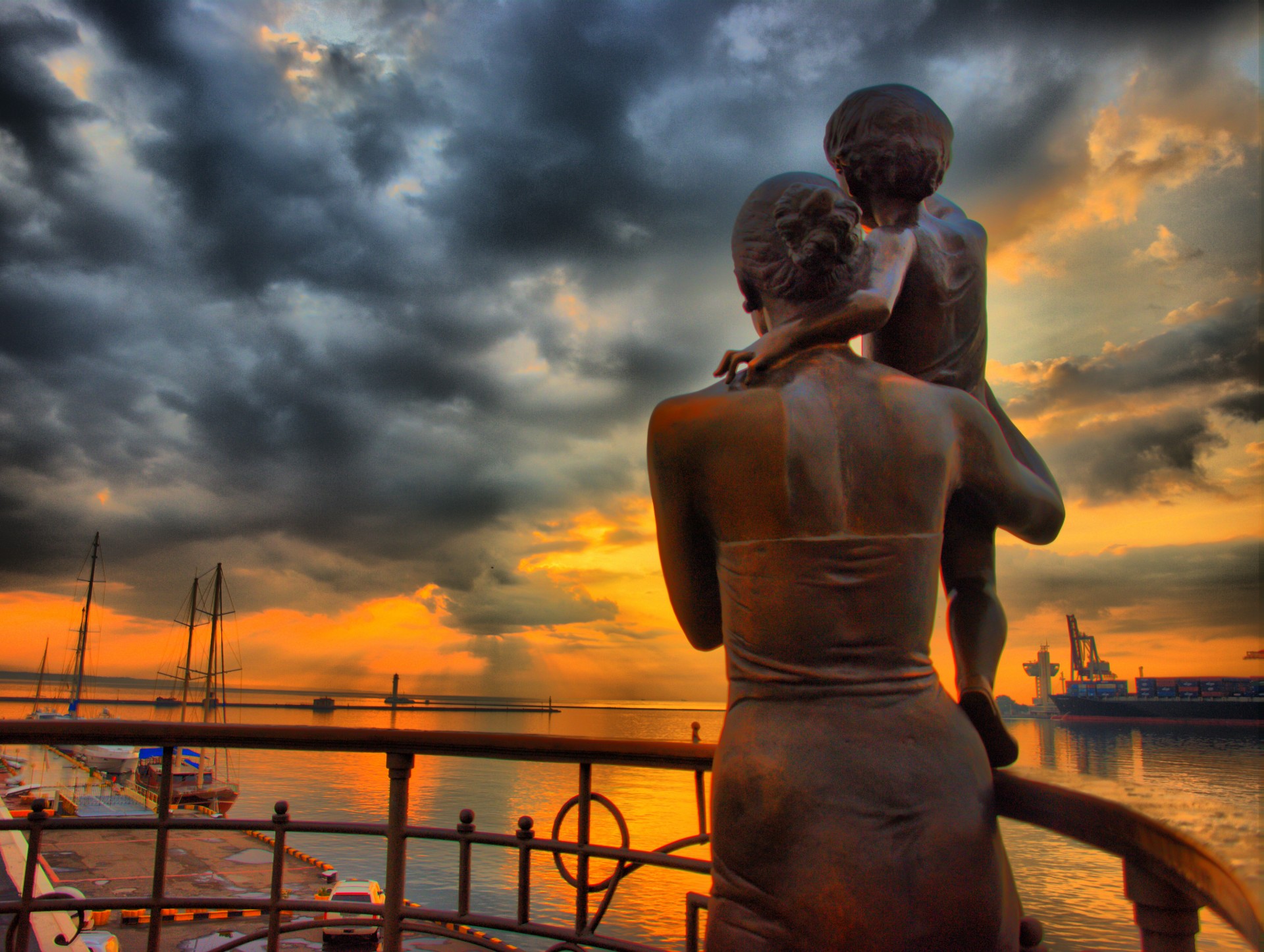 odessa monumento puerto marítimo reunión