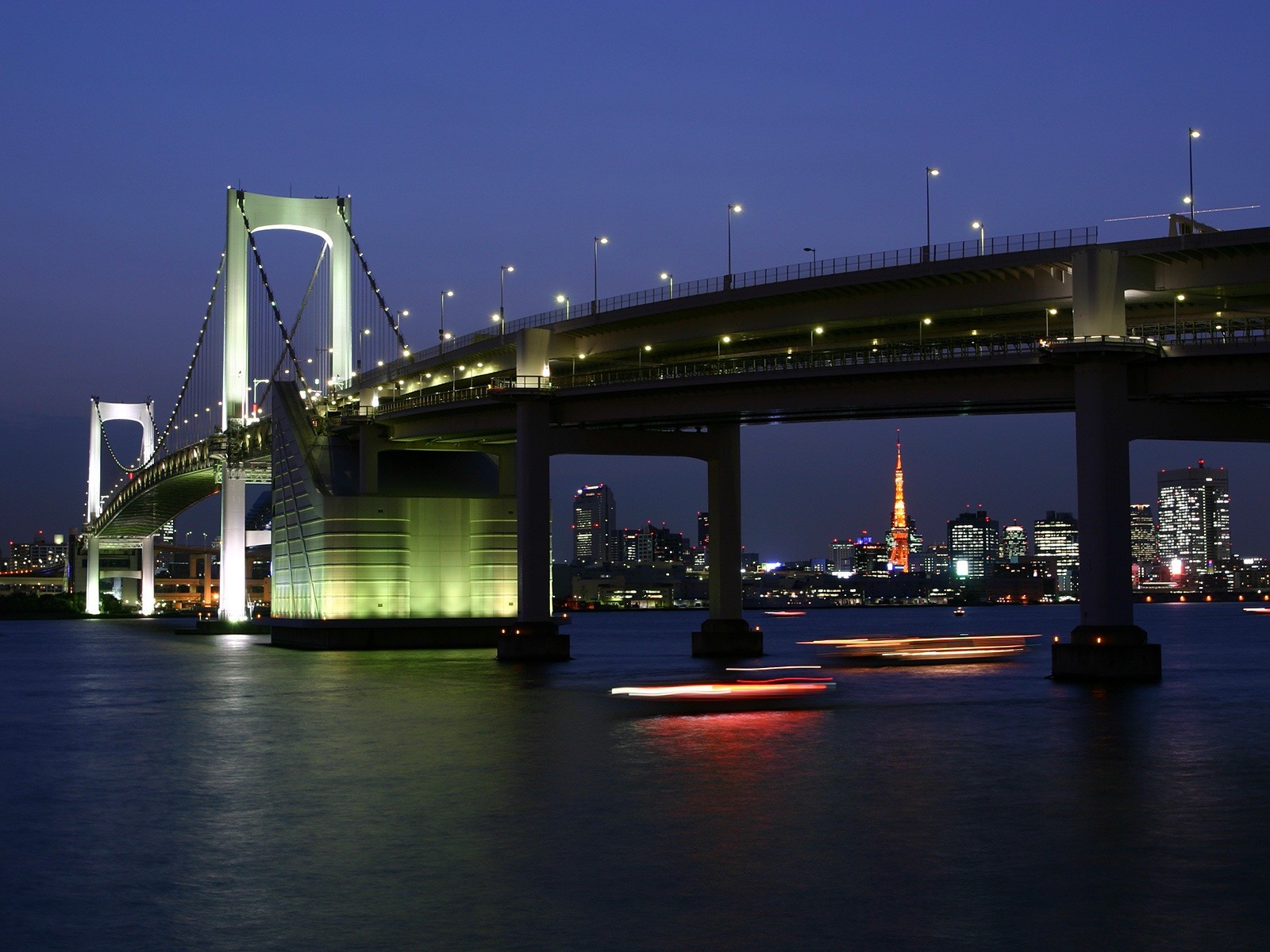 stadt brücke japan fluss