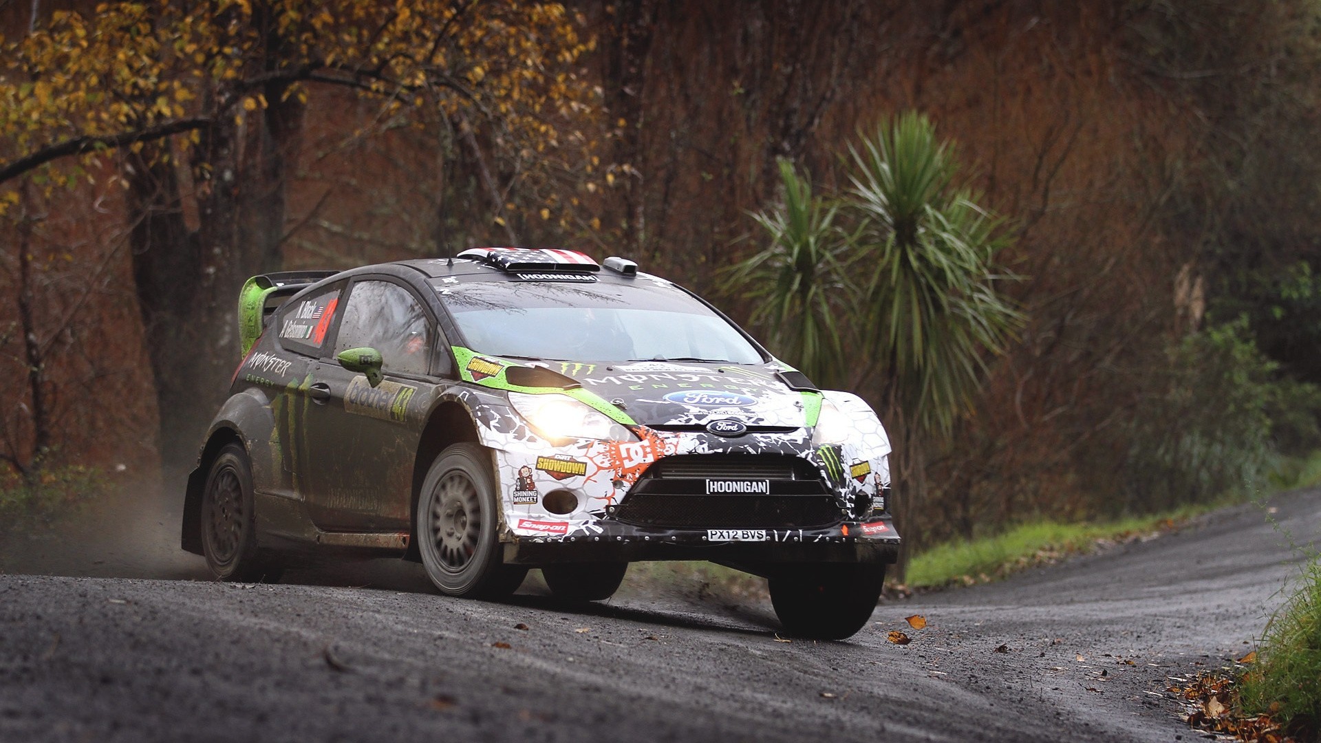 ken block giro ford rally fiesta auto deporte