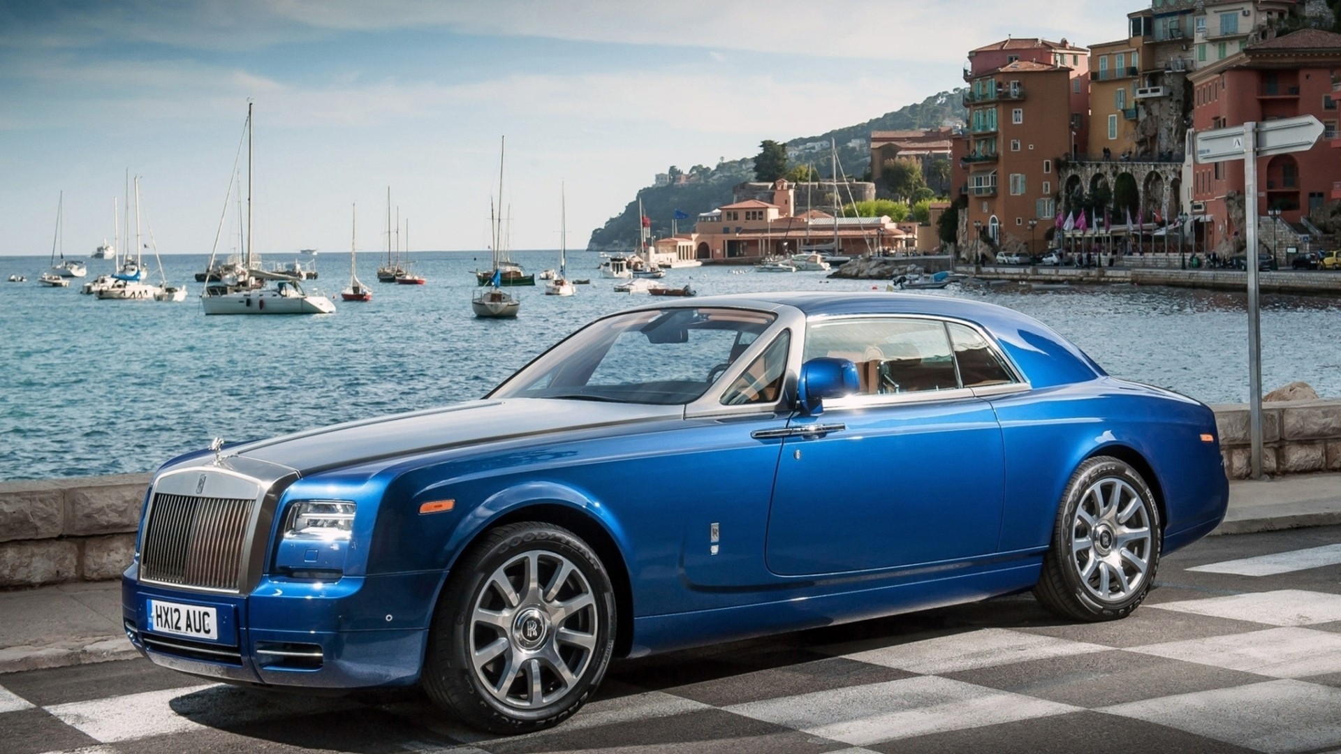 bleu voiture mer bateaux ville