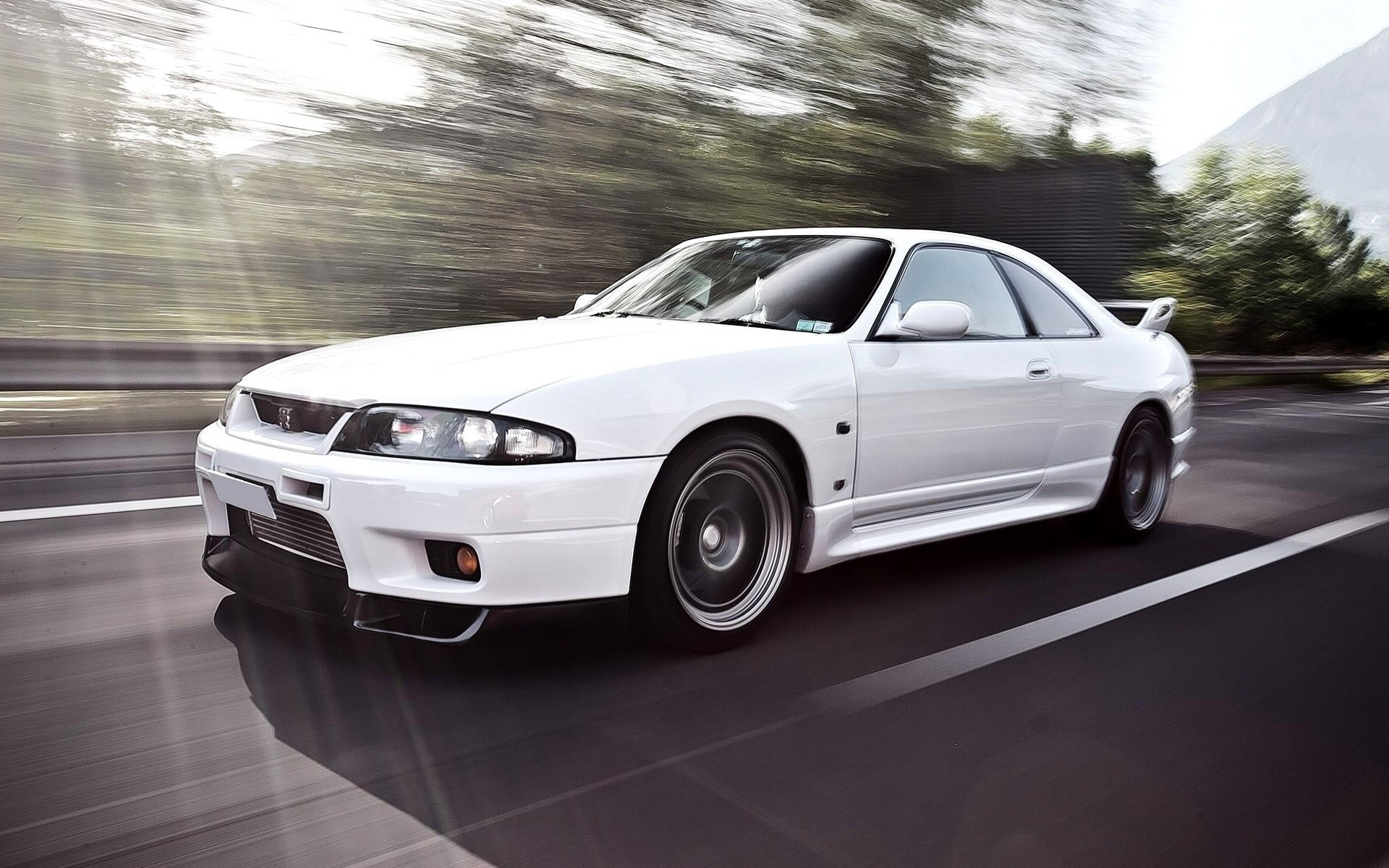 sfondi velocità auto bianco jdm nissan skyline r33 giappone