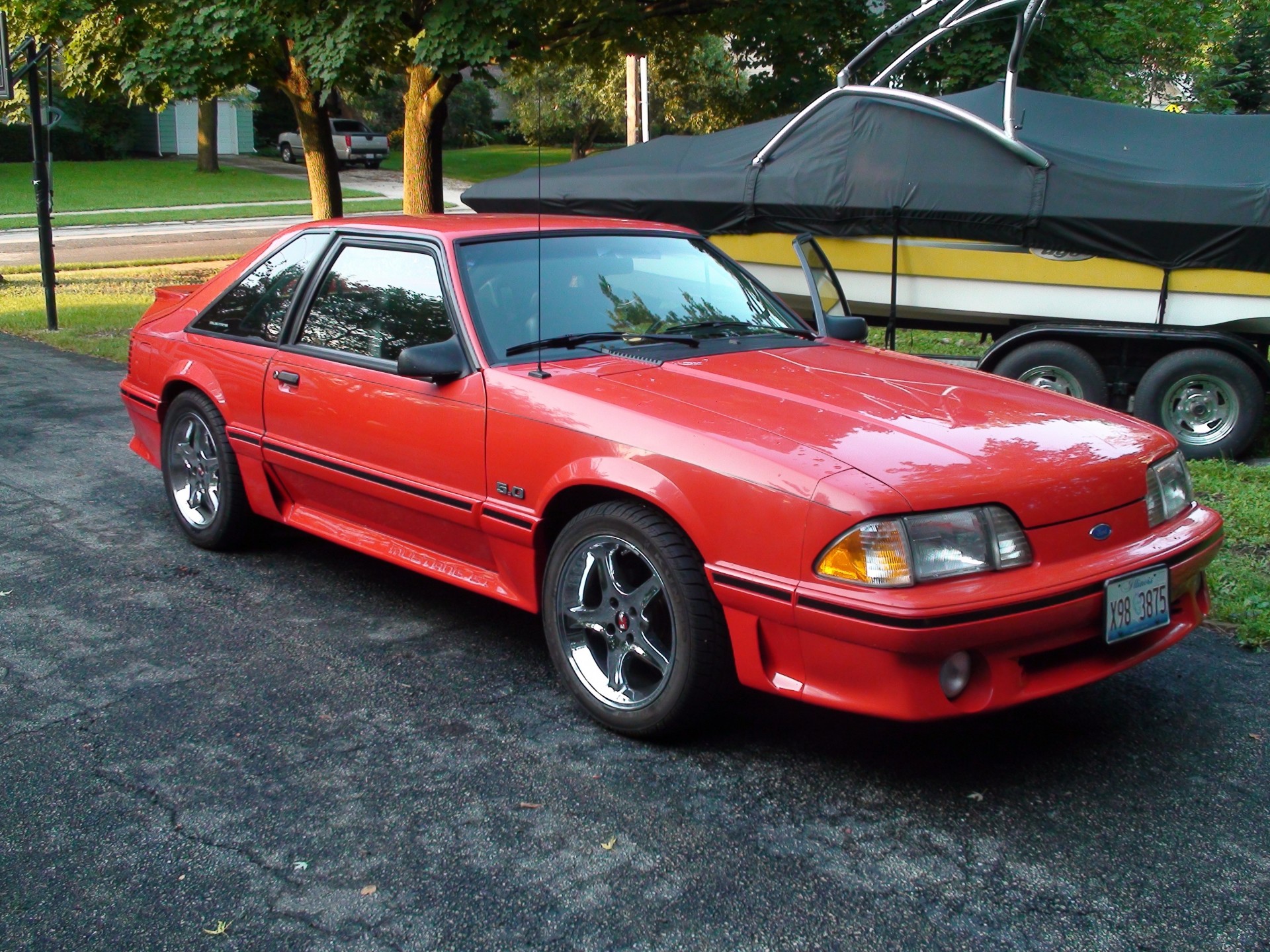 gt ford aventador mustang auto rot fuchs 1993 rennen sport