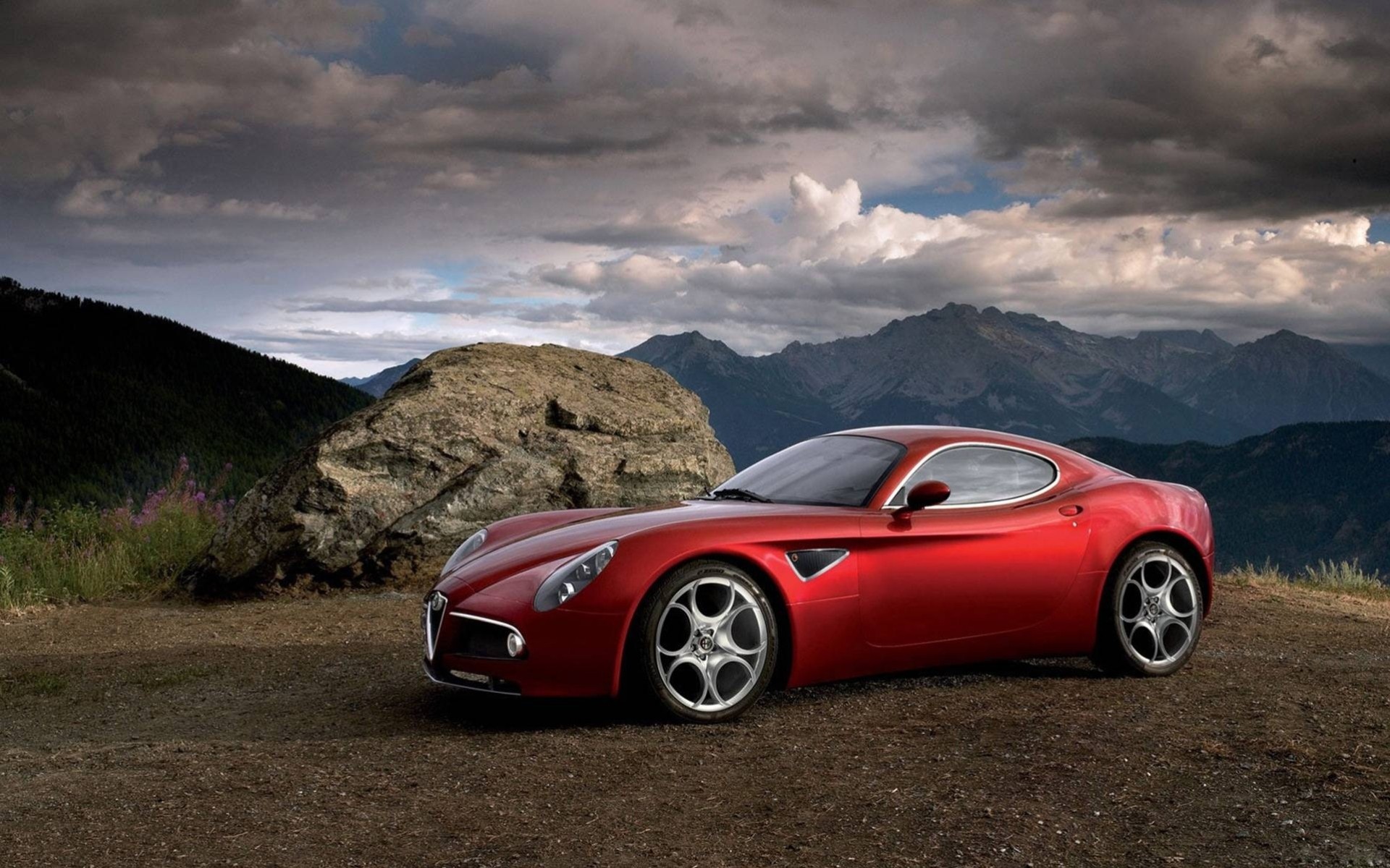 voiture nature amusement montagne