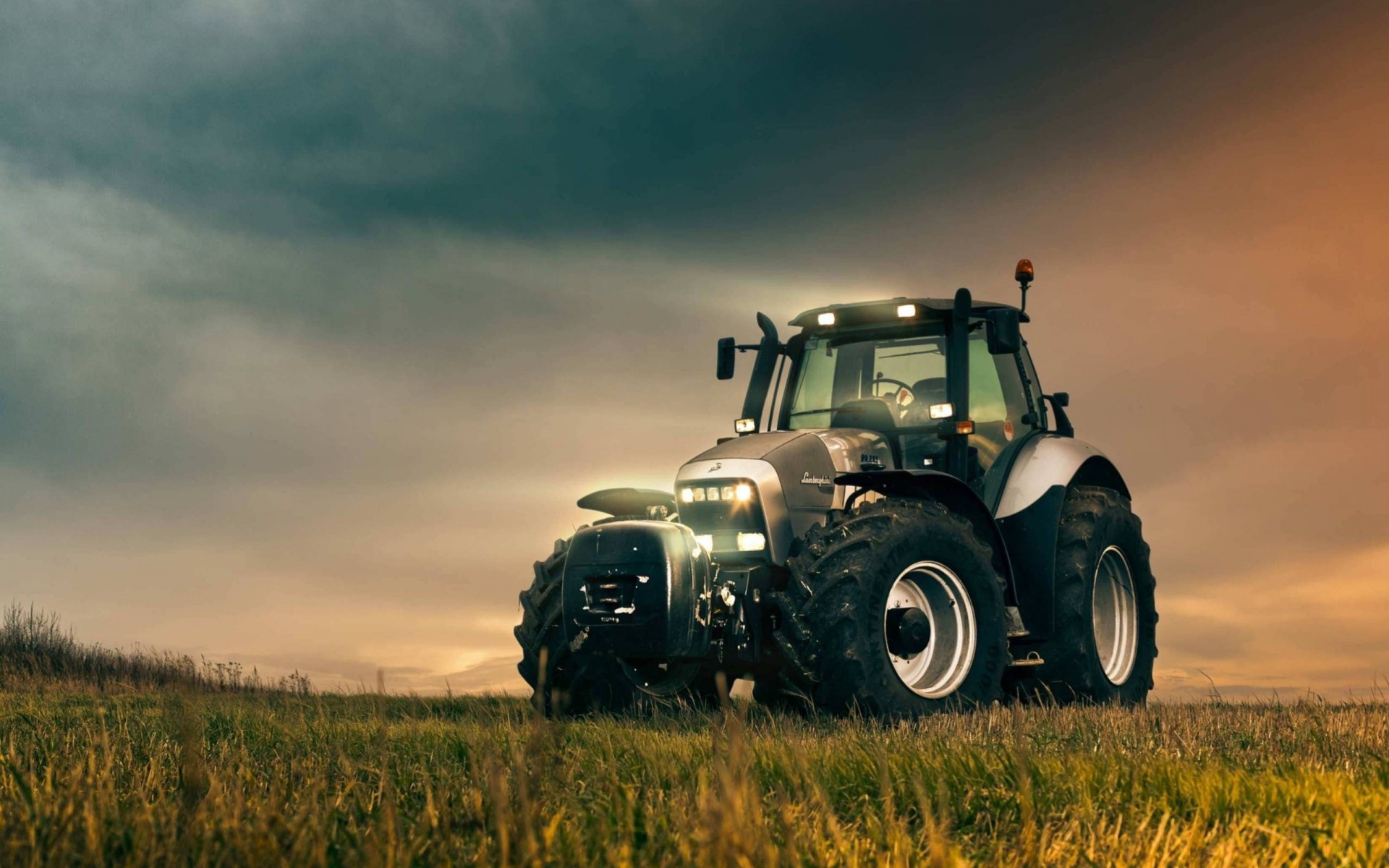 tractors equipment the field