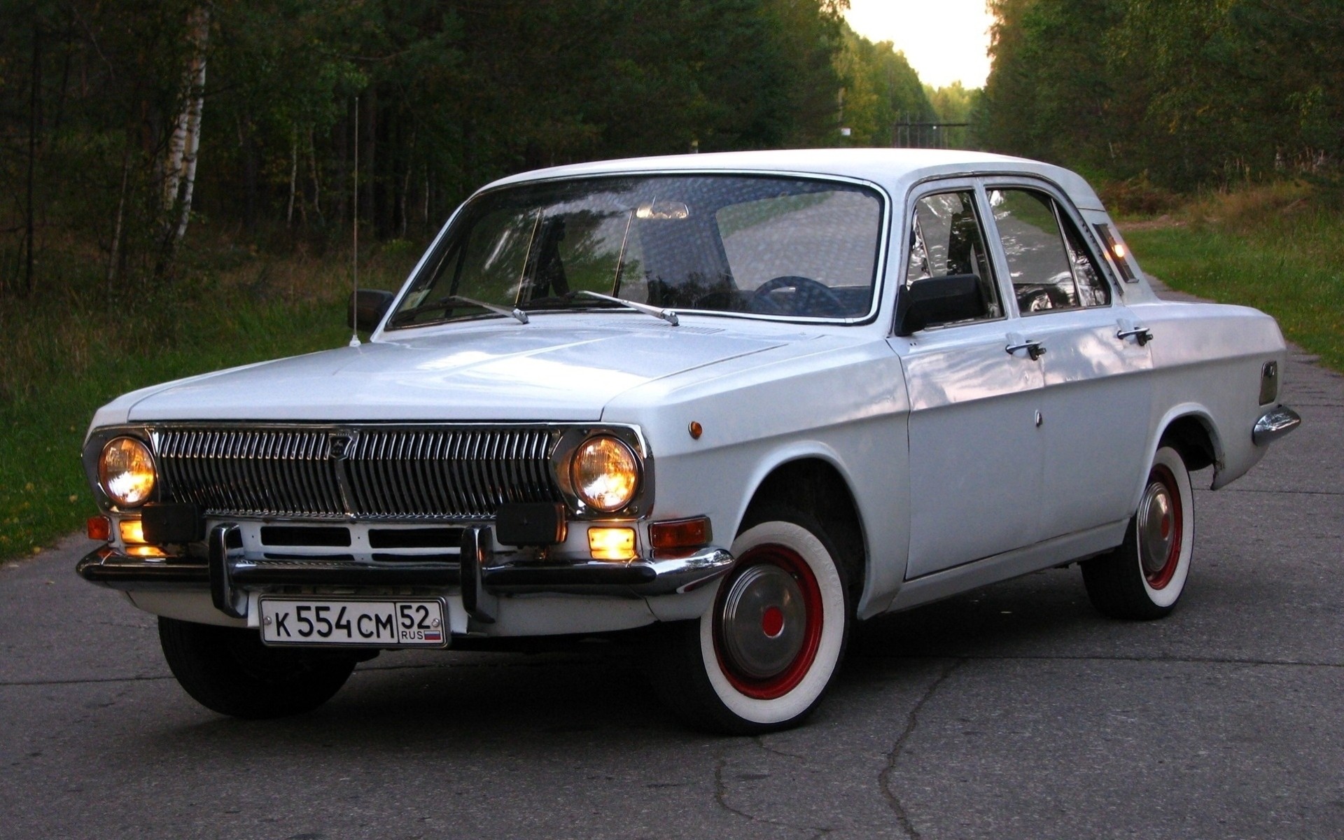 volga rétro fond d écran gaz 24 route fond urss