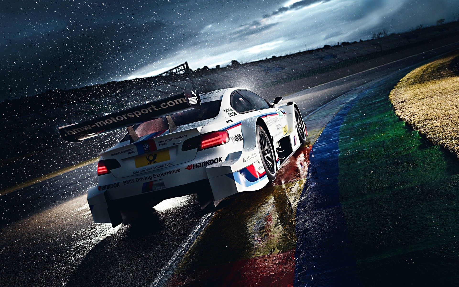 competición dtm pista bmw mañana blanco lluvia equipo m3 carrera