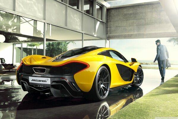 2014 mclaren in Gelb