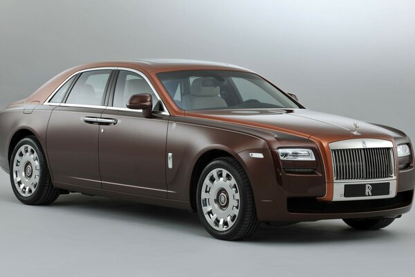 Rolls-royce 2013 release on a gray background