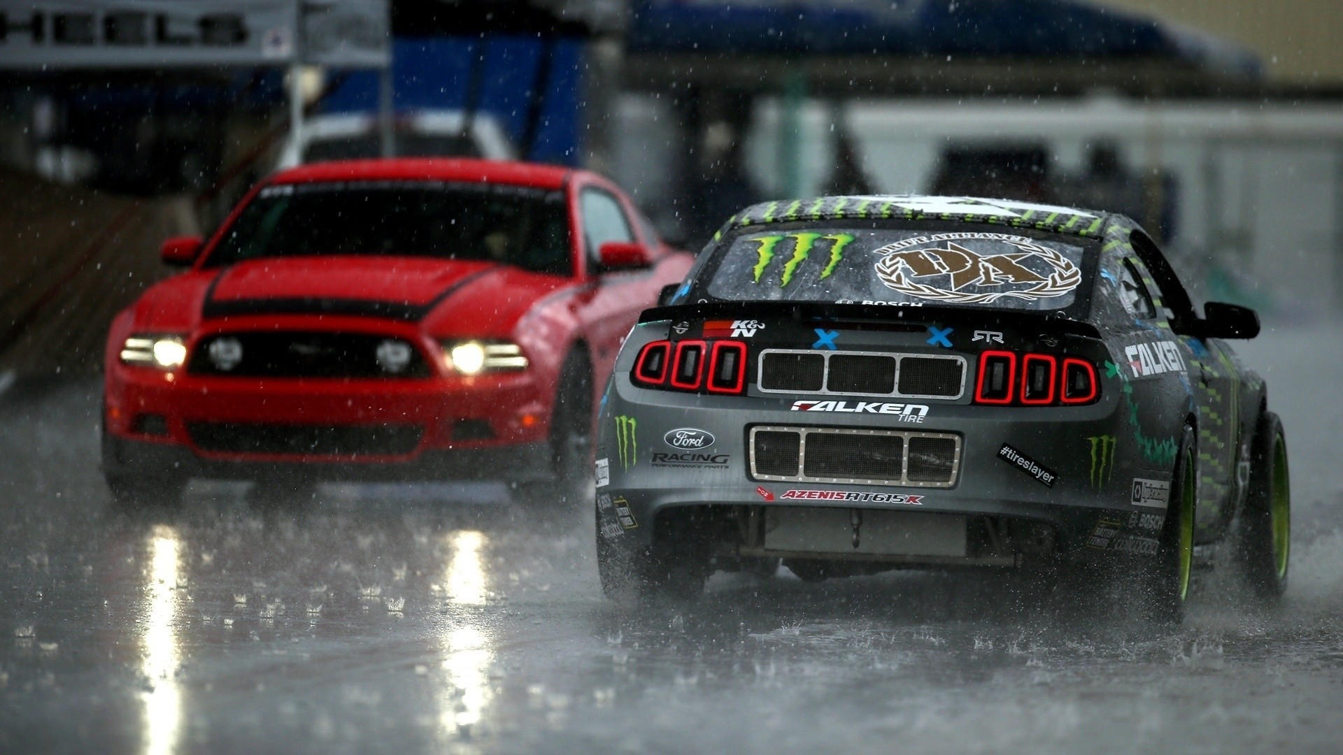 rtr ford mustang monster energy deszcz team tuning