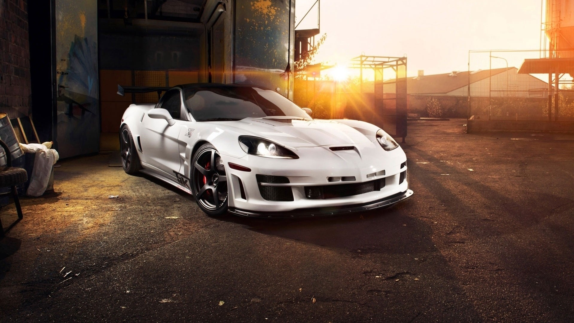 coupé voiture de sport corvette chevrolet