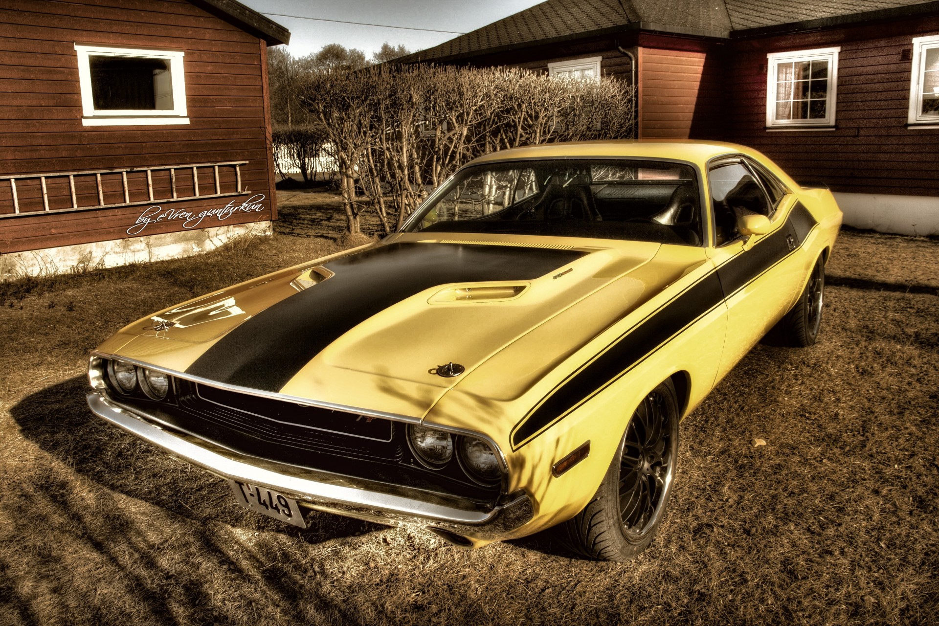 jaune mopar classique