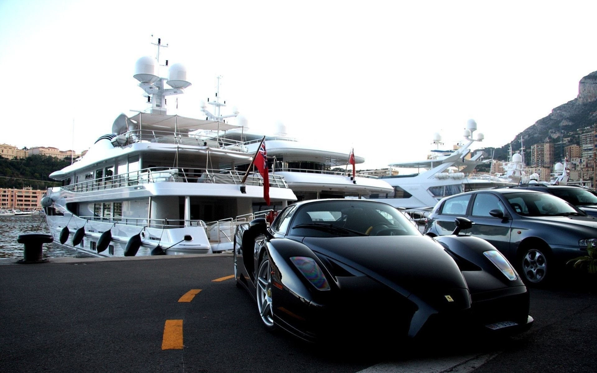 enzo ferrari barcos carretera ferrari enzo coche deportivo marina coches