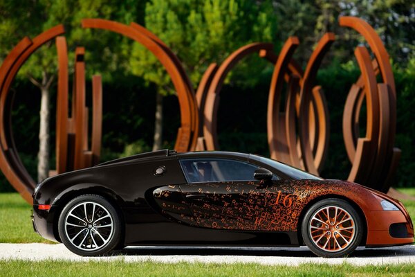 Sporty tuned cool bugatti