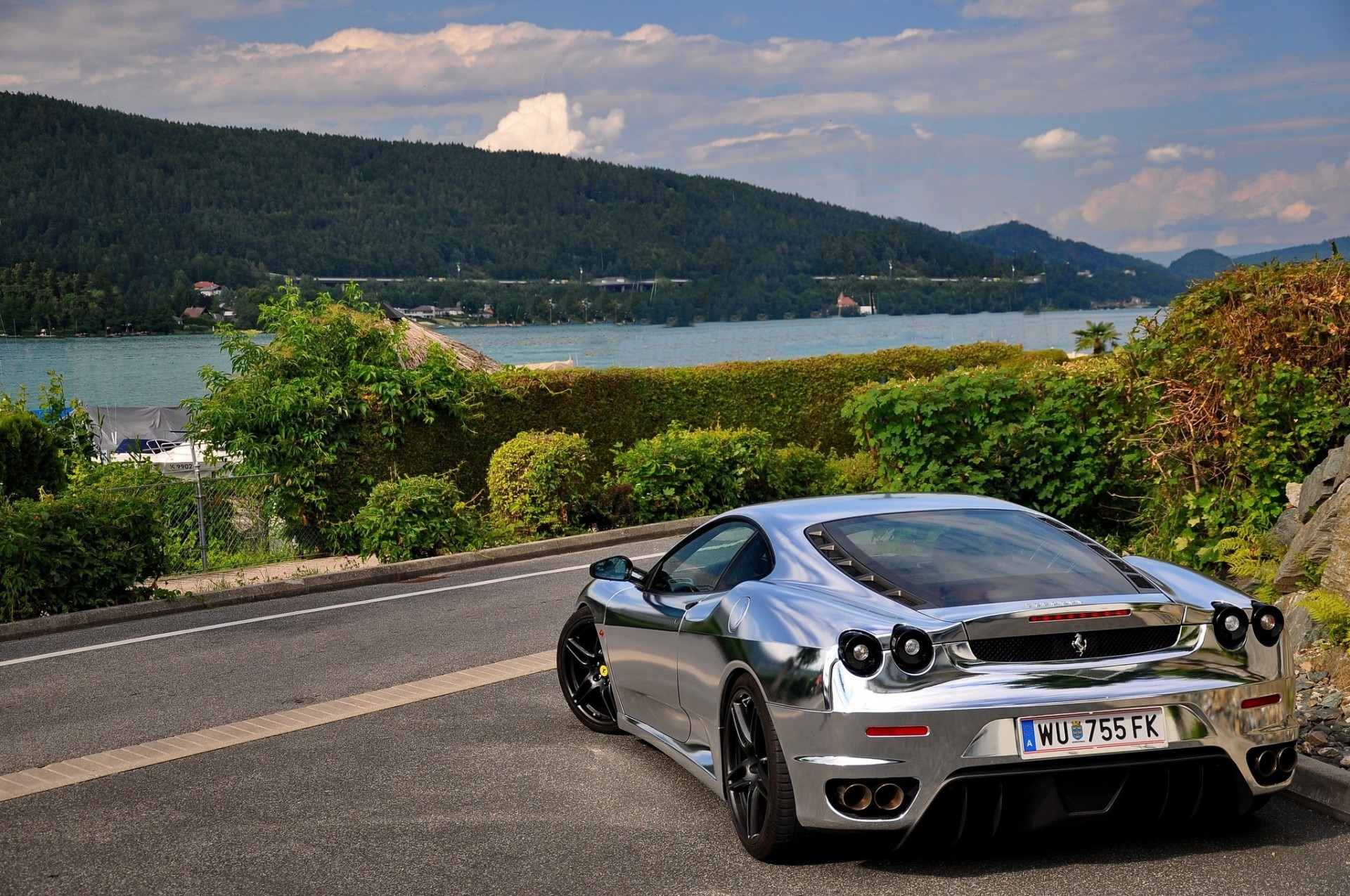 f430 ferrari хром