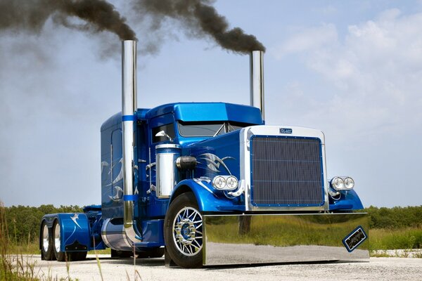 Puissant gros camion américain