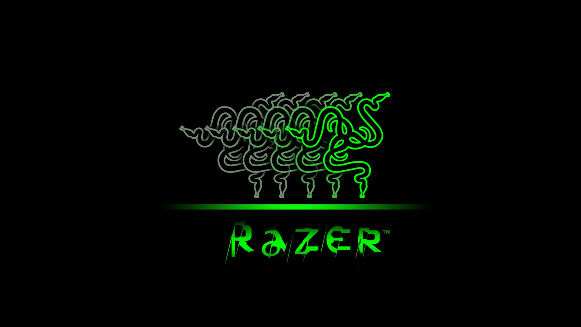 razer fond d écran logo