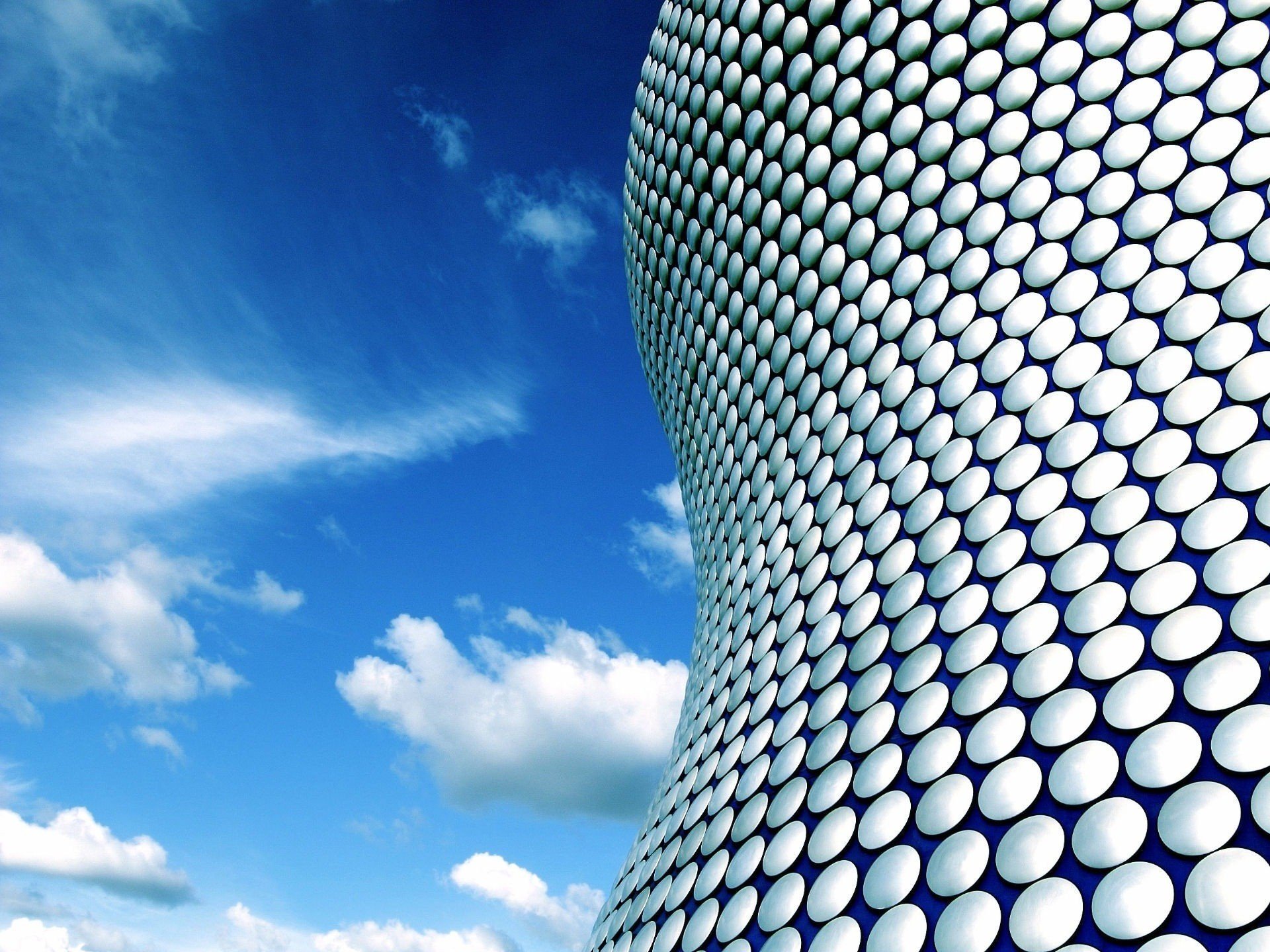 roundels clouds in the sky minimalism tower the sky