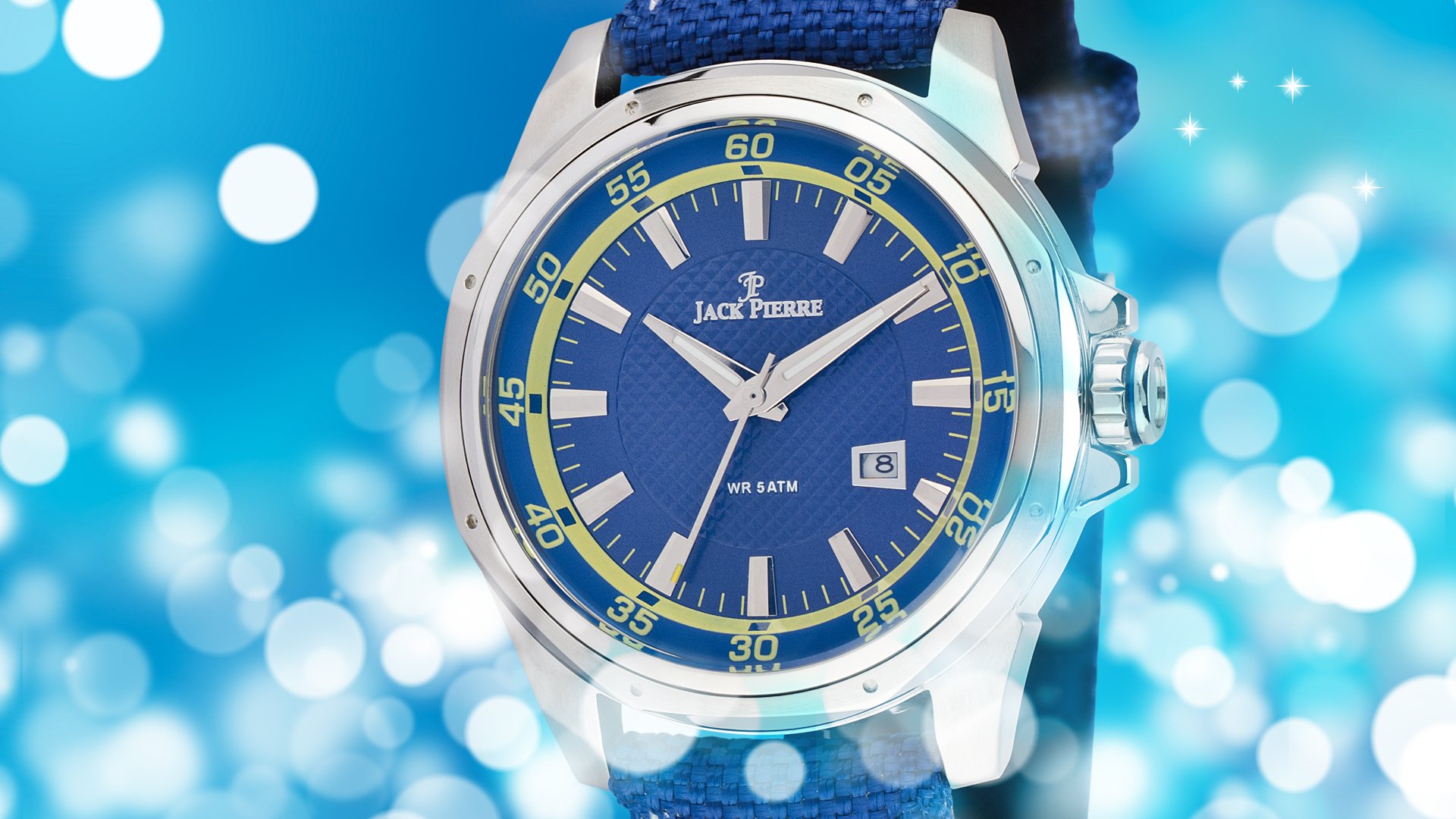 horloge jack pierre bleu