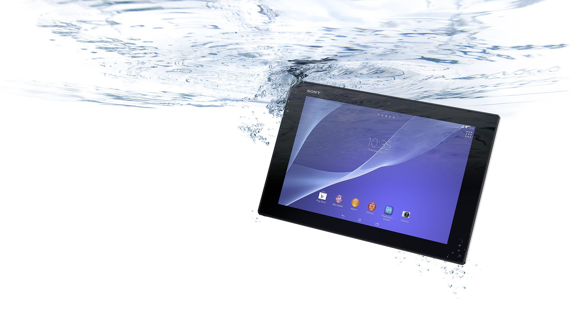 ony xperia tablet z2 woda tablet pęcherzyki tablet