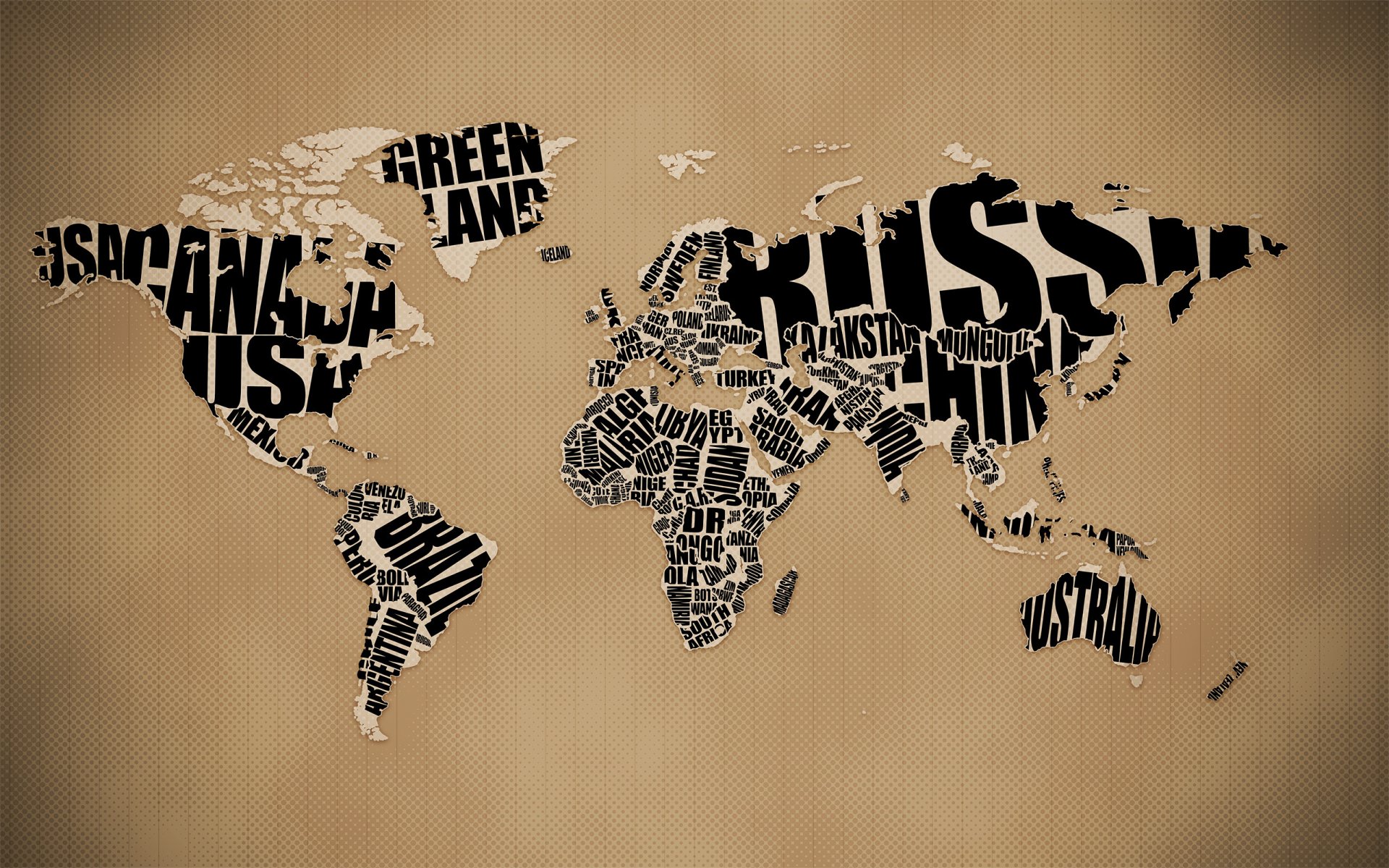 labels continents world map texture