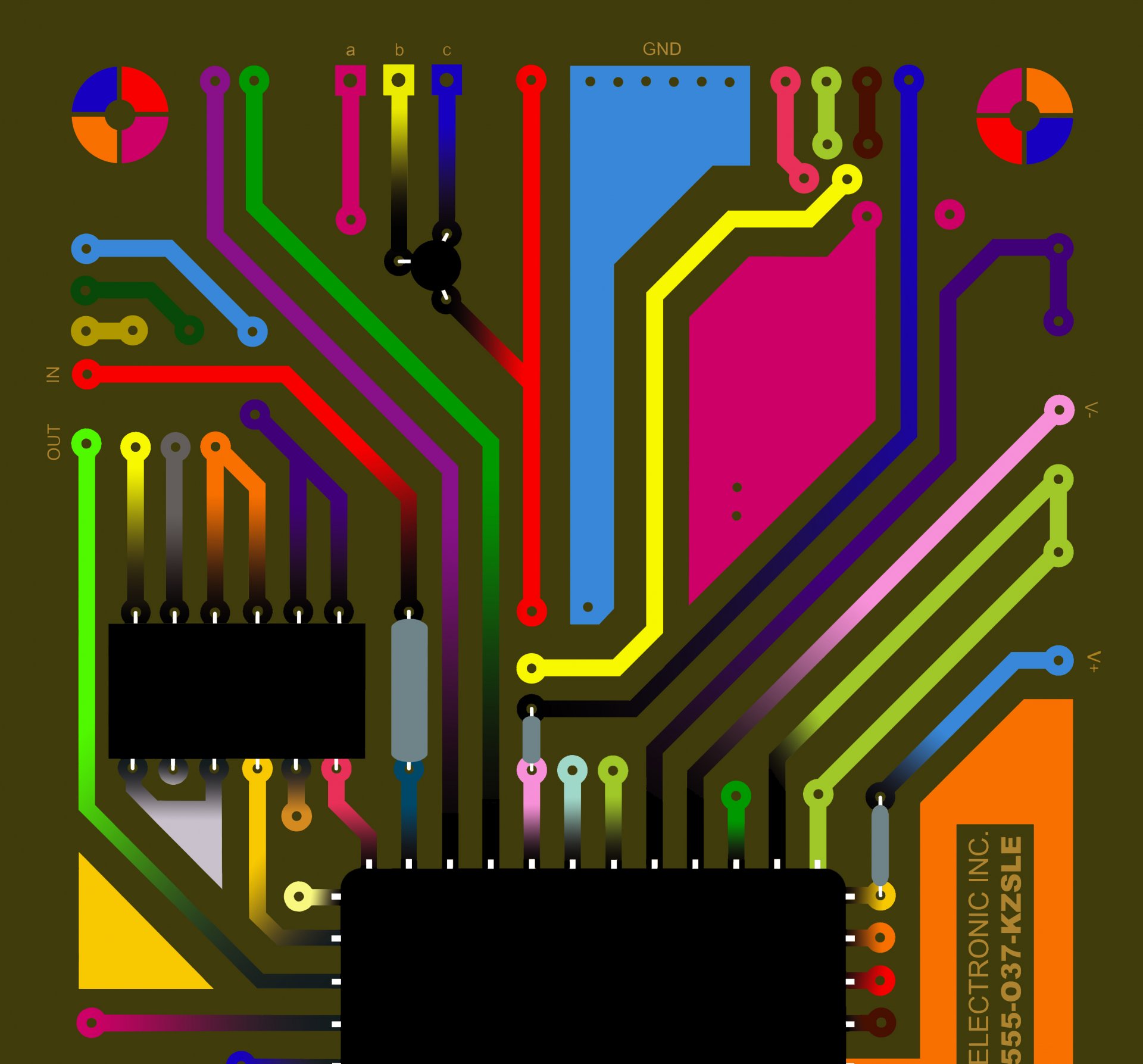 elektronik hardware platine mikrochip schaltung spuren hintergrund