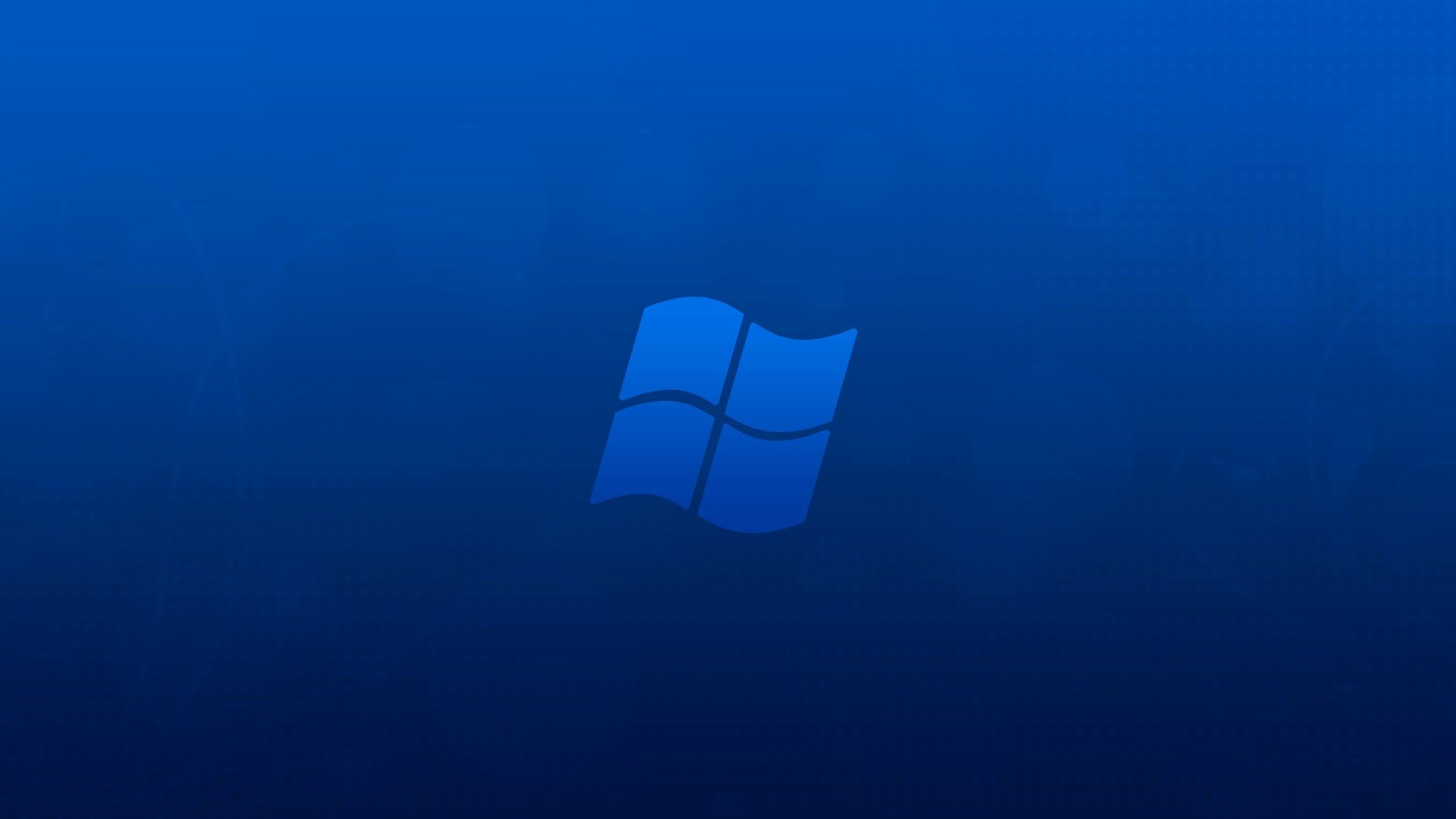 windows hi-tech minimalism blue background