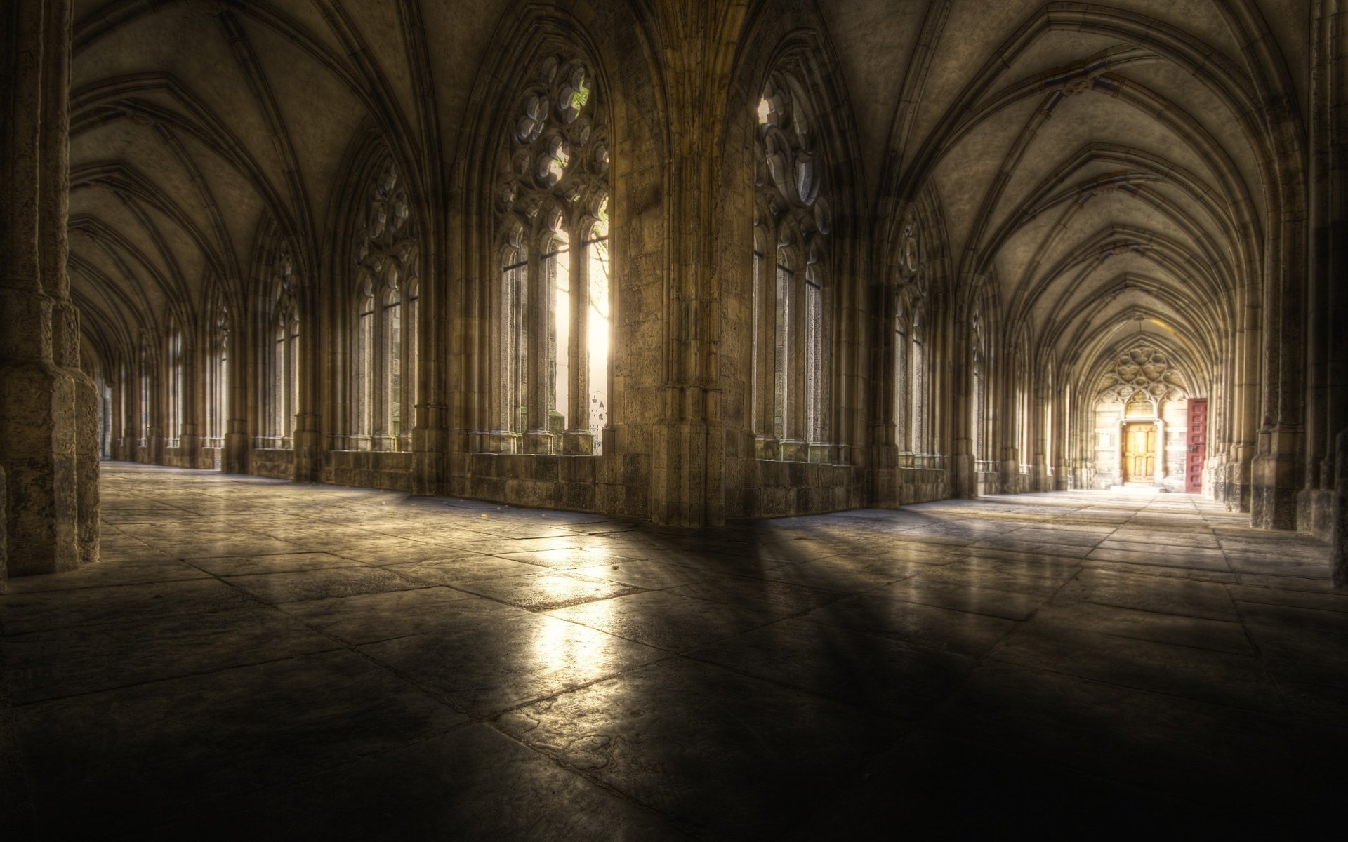 flure schloss kirche licht dunkelheit gebäude