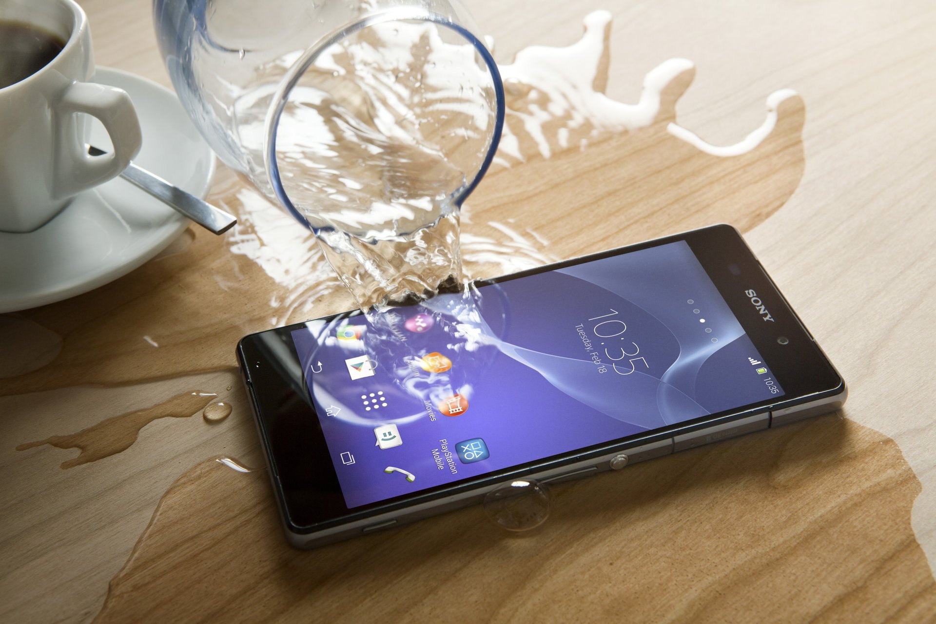 ony xperia z2 acqua smartphone impermeabile