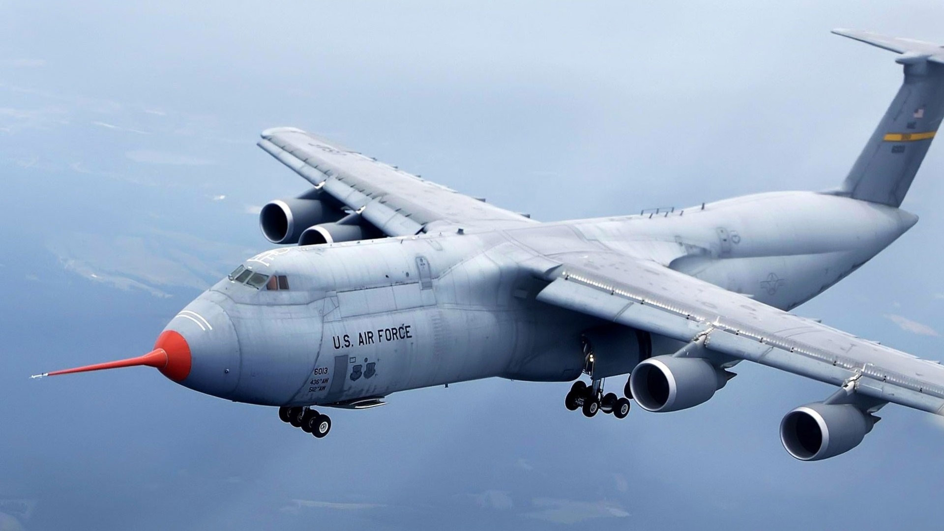 aereo cielo militare c-5 trasporto galassia moderno