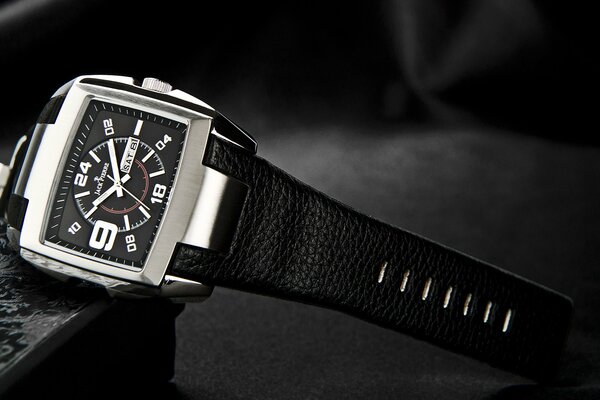 Black Jack Pierre Watch with Leather Strap