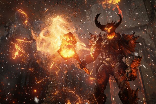 The demon game is a cool and beautiful picture