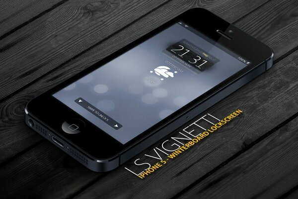 Elegante iPhone 5 negro