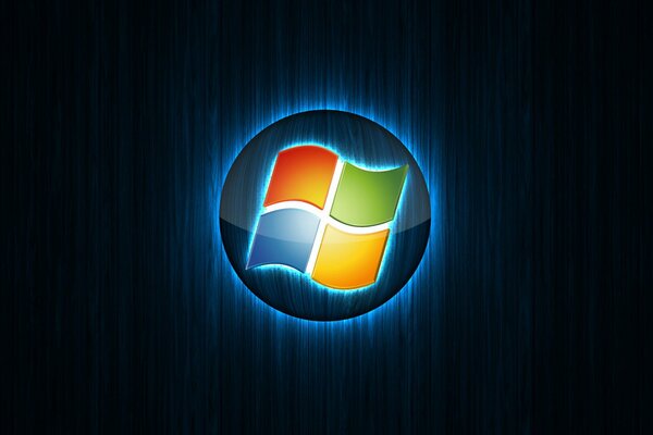 logotipo del sistema operativo Windows en estilo Matrix 