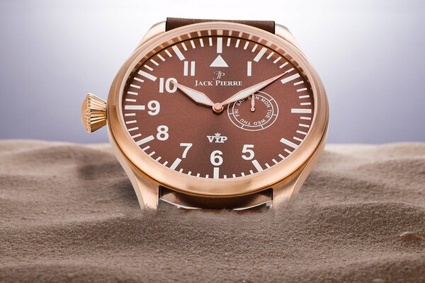 Vintage VIP watches on the sand