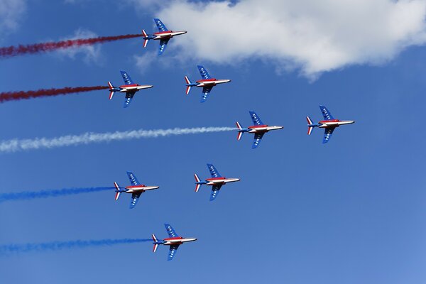 Démonstrations d avions de chasse russes