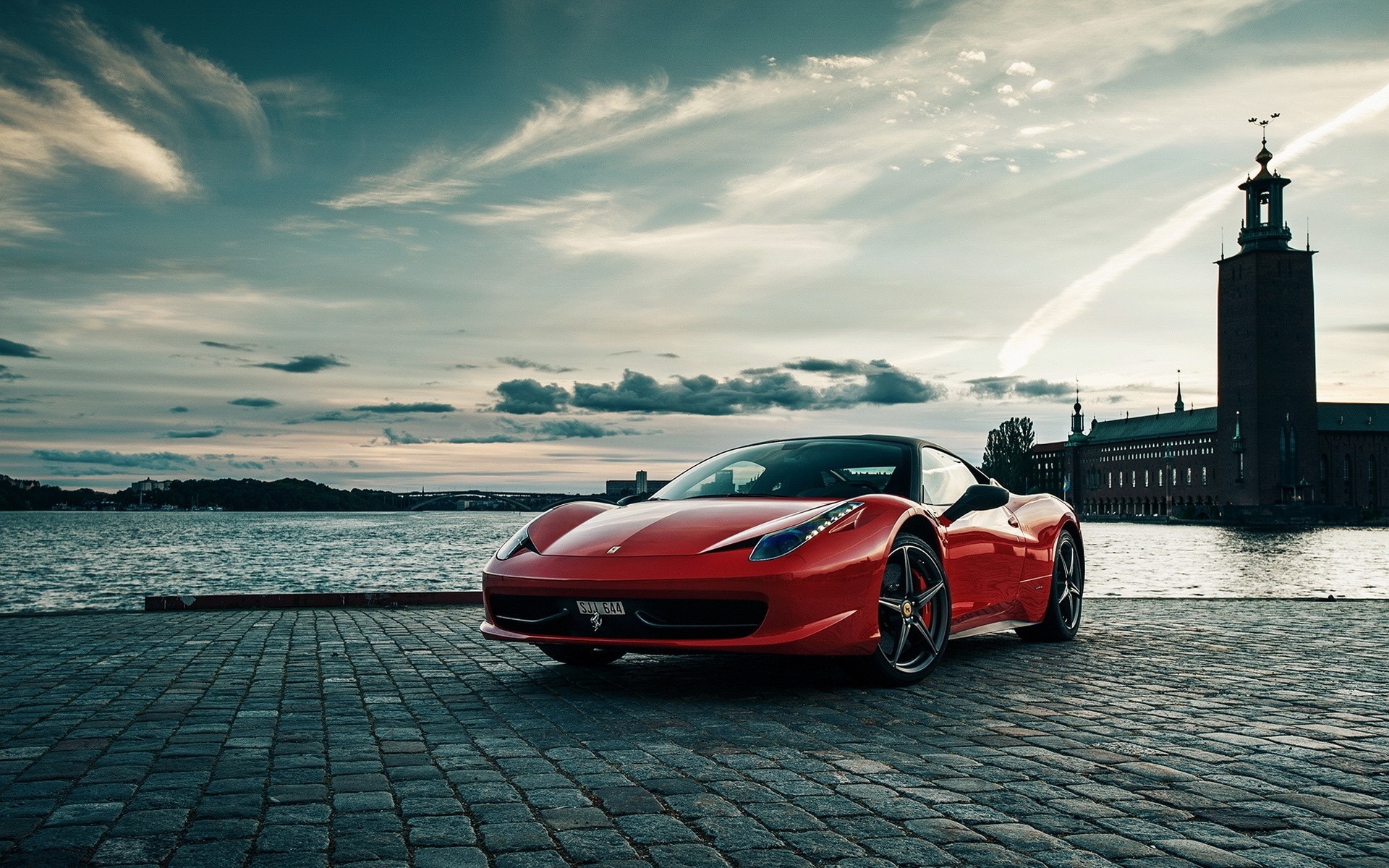 ferrari 458 italia ferrari fluss uferpromenade