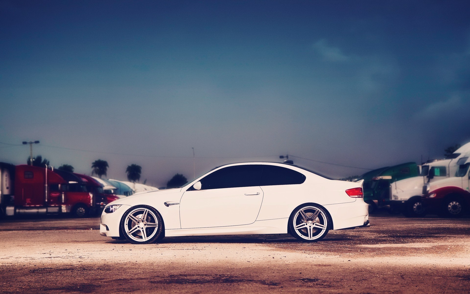 cielo azul bmw camino coche