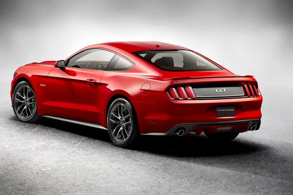 Voiture Mustang Ford, gt, rouge