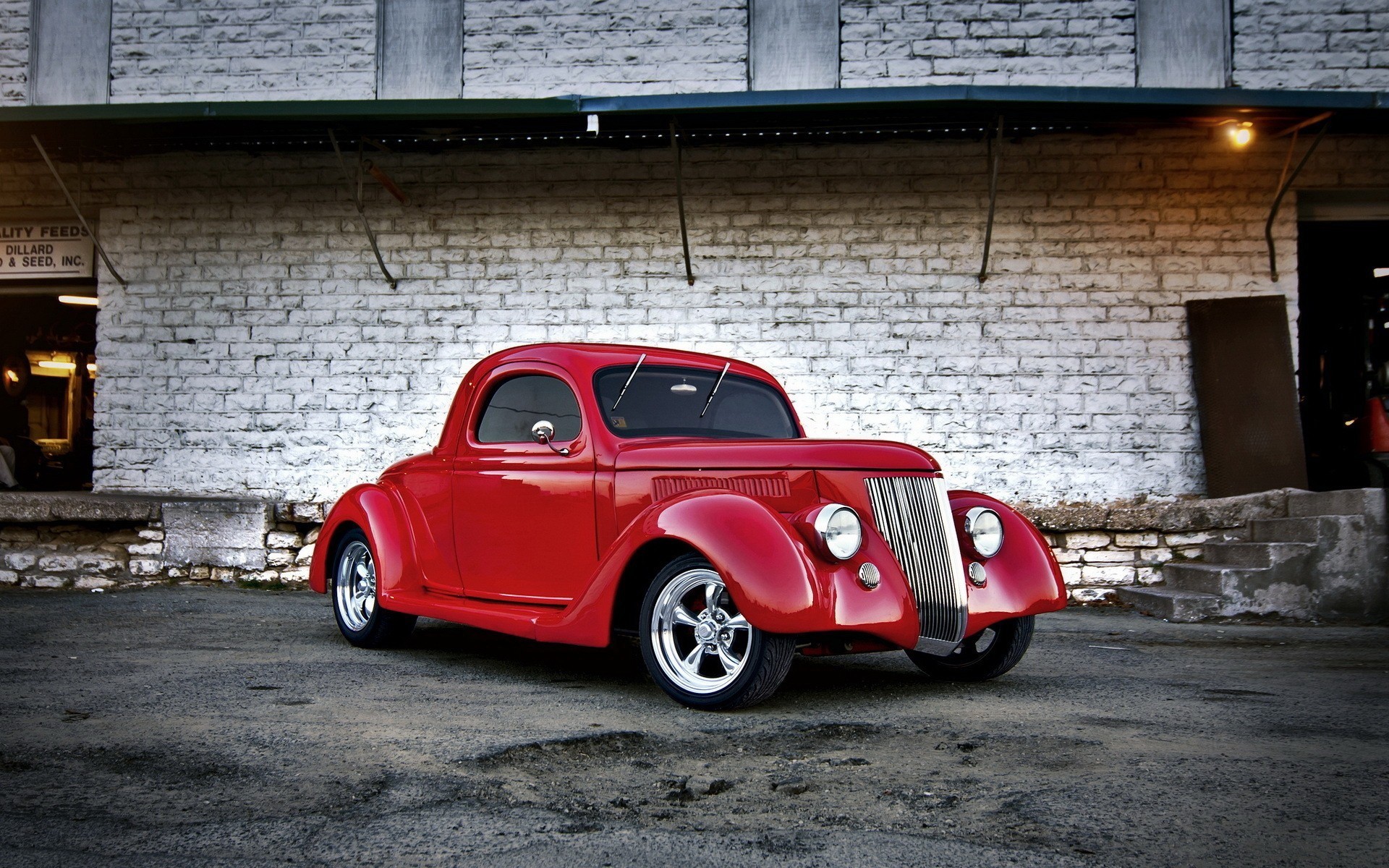 voiture gris ford route