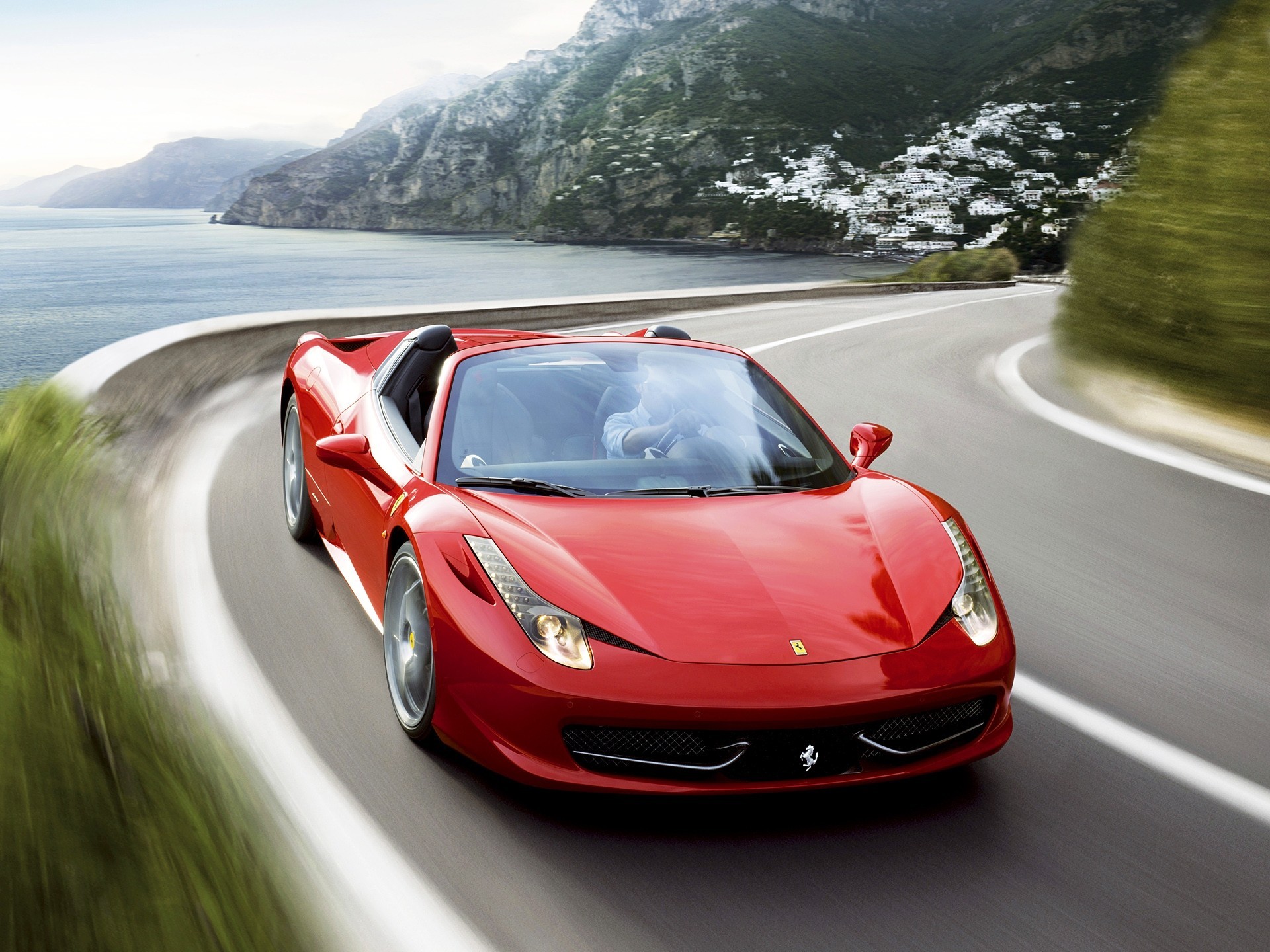 italian spider red ferrari