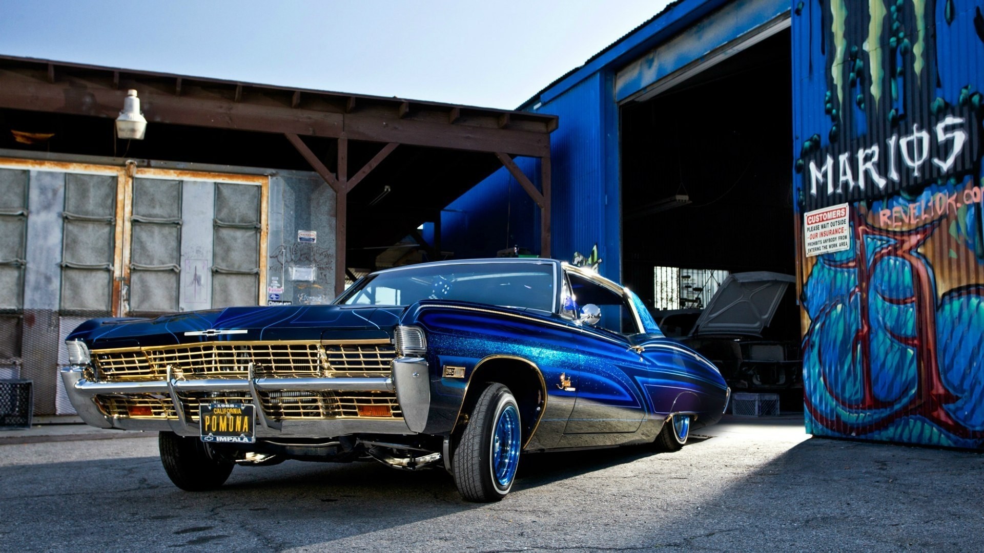 blau klassisch chevrolet schön cool