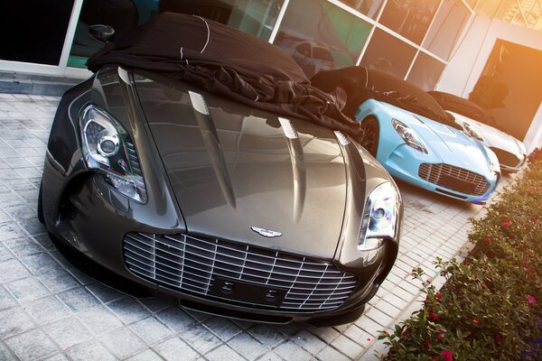 Sfilata della nuova Aston Martin in diversi colori