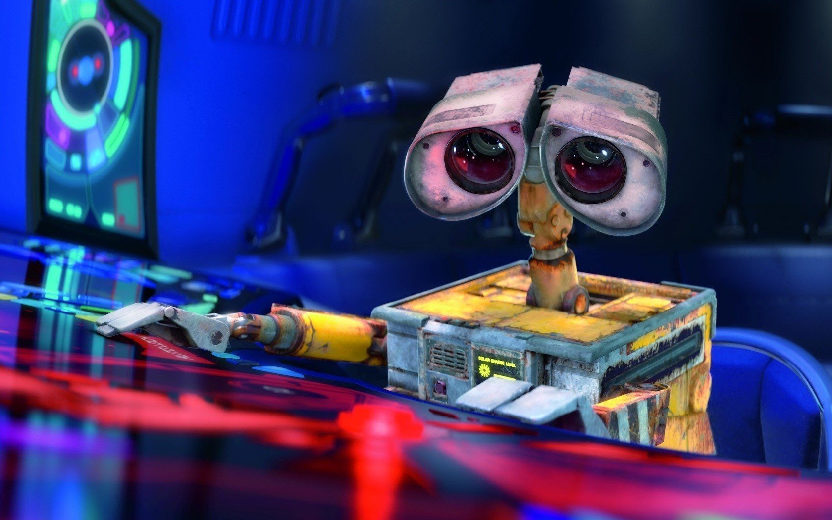 walle ojos sin fondo robot ficción cine cyborgs androides ojos