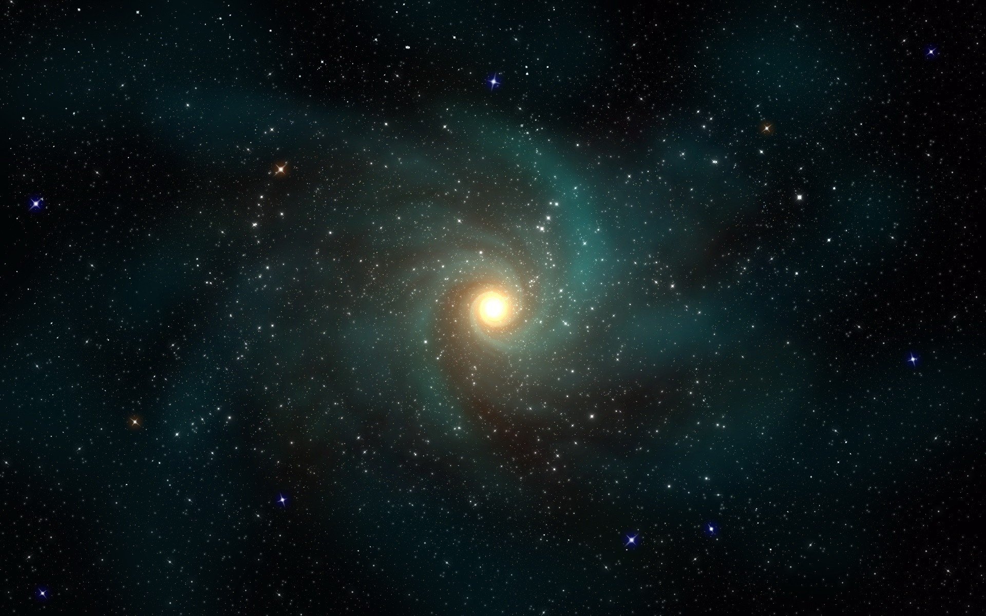 spirale kosmischer staub sterne universum galaxie weltraum nebel blau licht