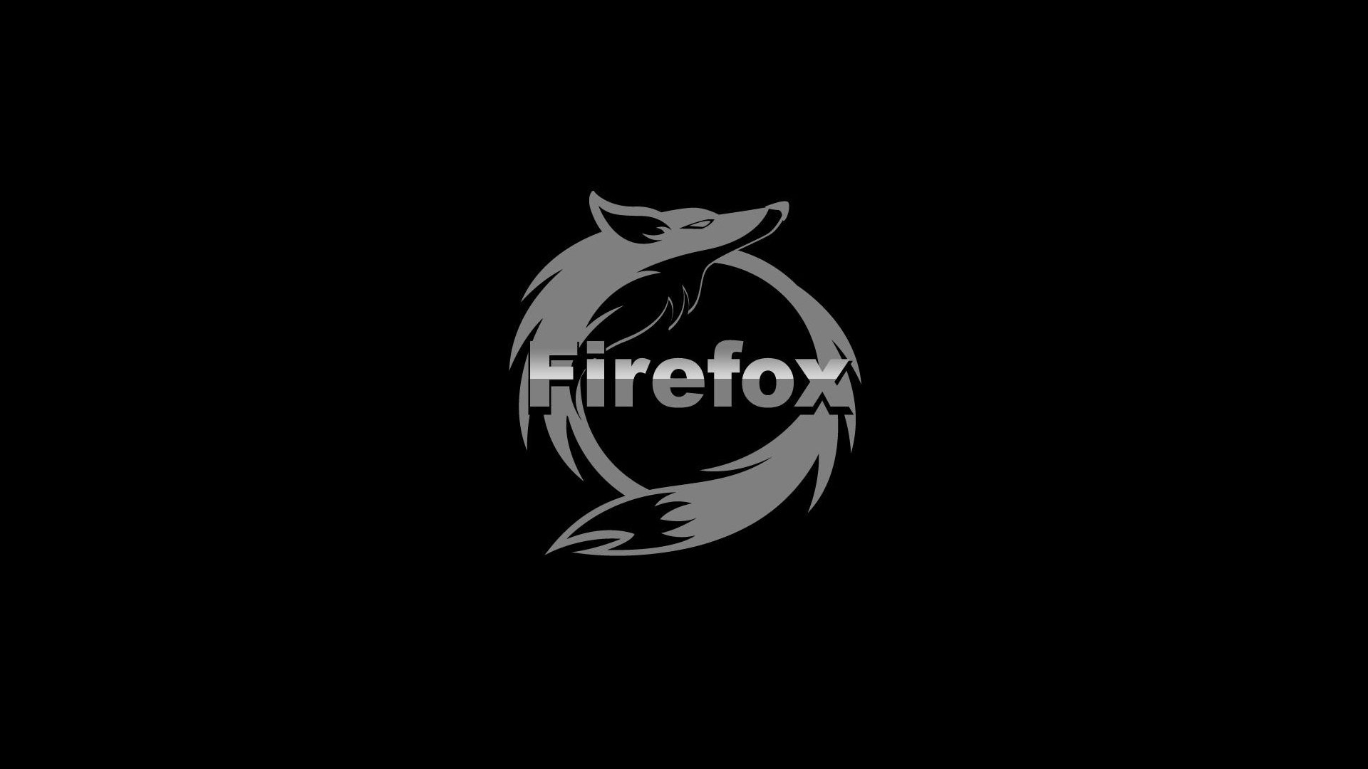 browser fox fire black silver