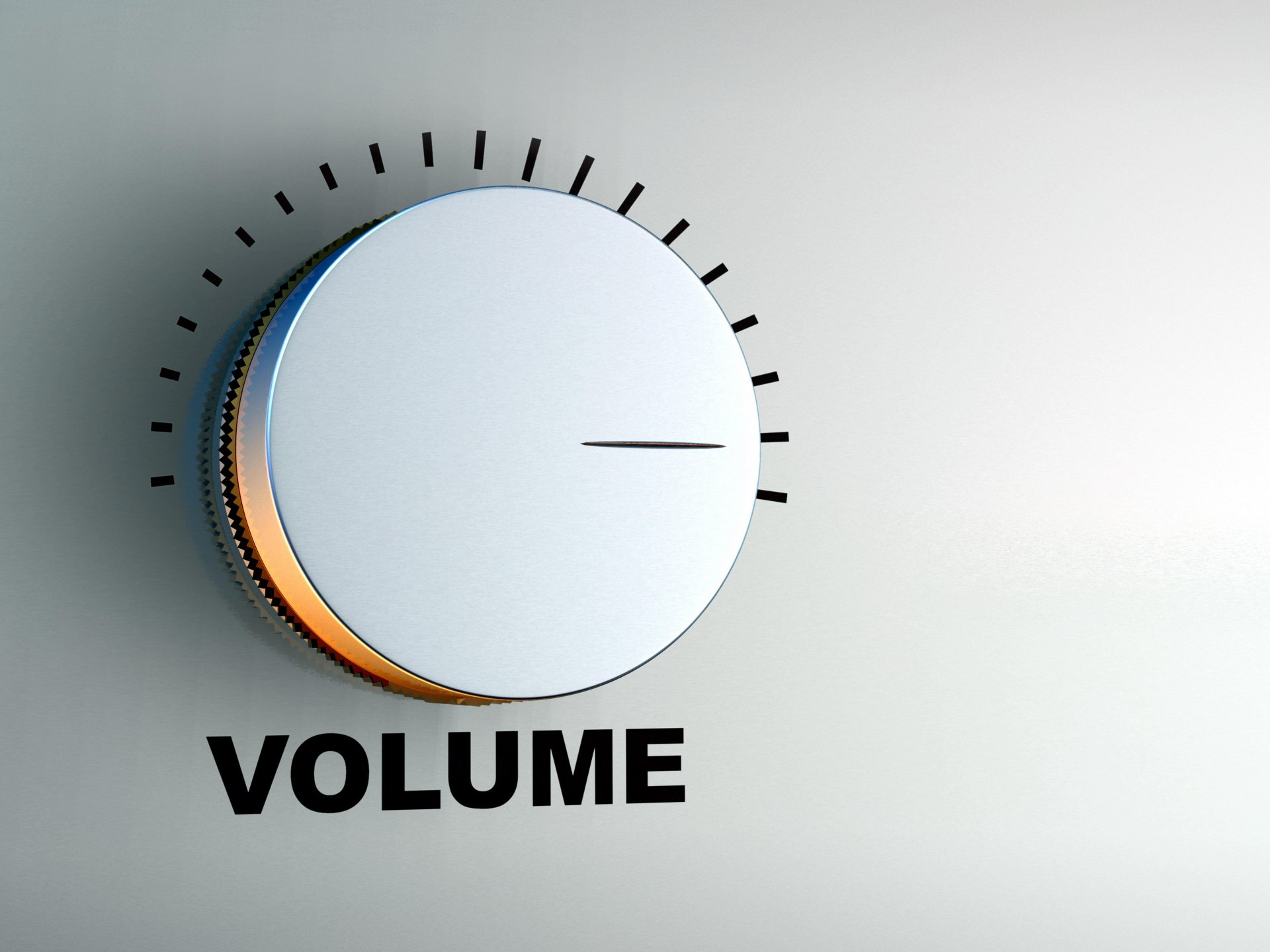 volume bouton niveau