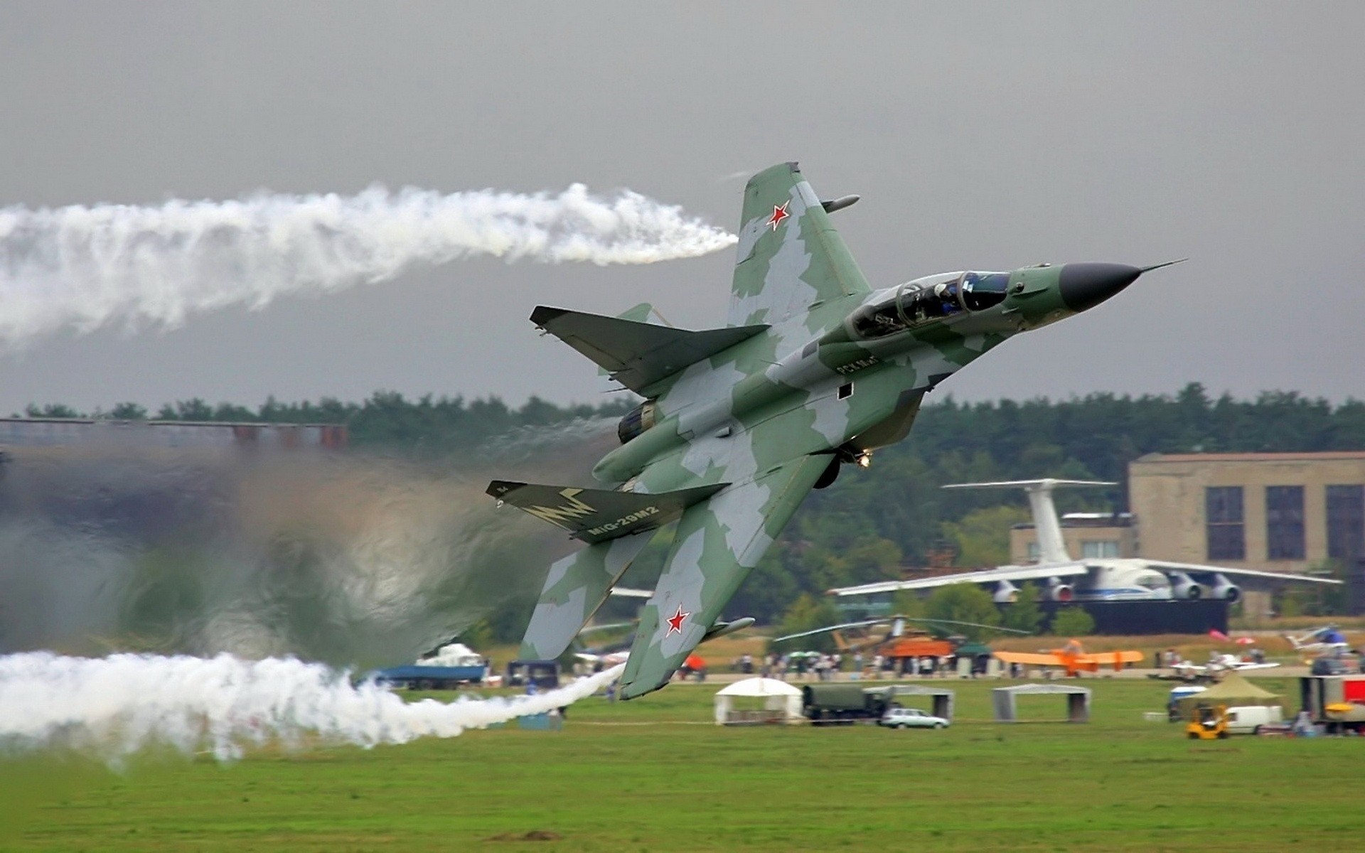 gris mig-29 avión mig-15