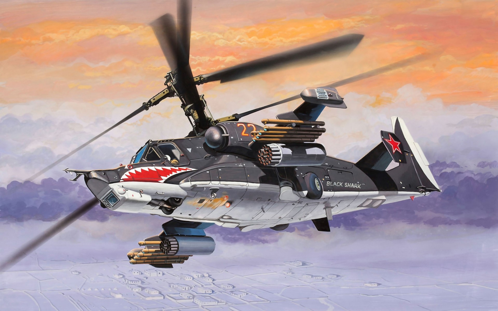 helicopters art soviet