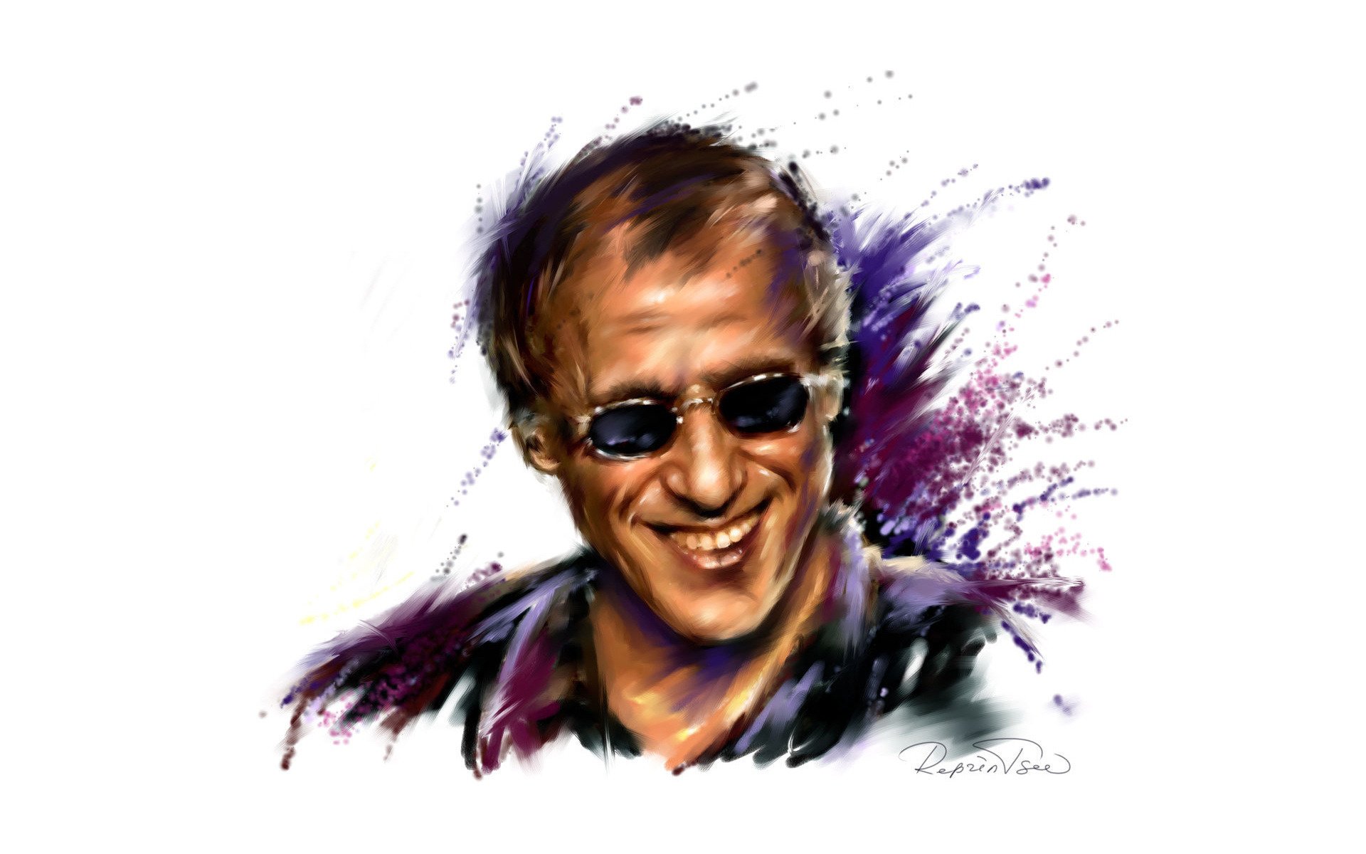 adriano celentano attore cantante disegno ritratto attori cinematografici sfondo bianco occhiali viso